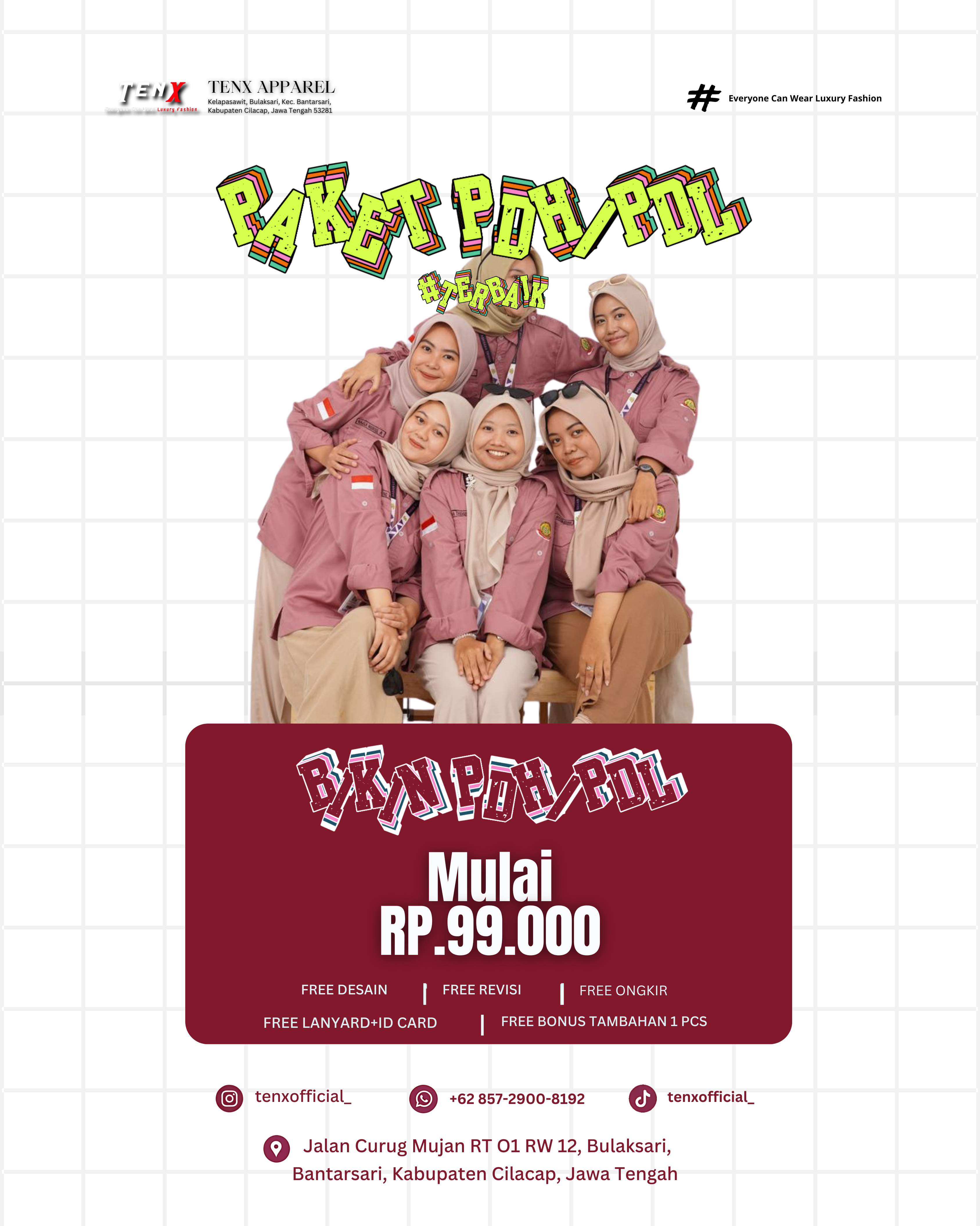 Promo PDH PDL TenX Apparel